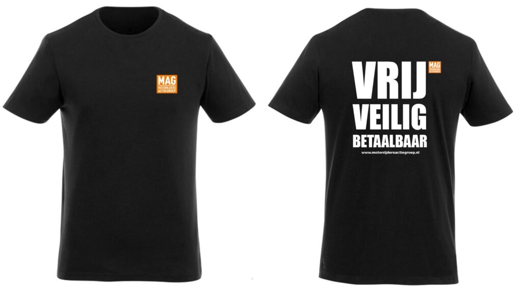 T-shirt VRIJ, VEILIG, BETAALBAAR