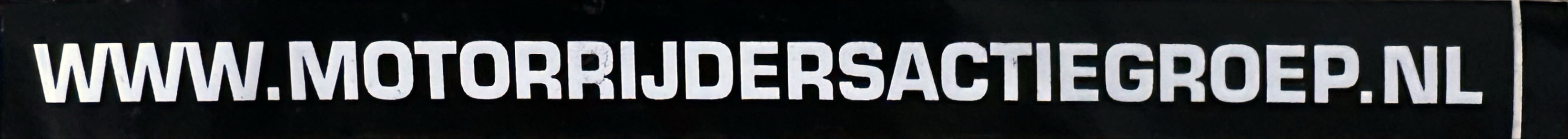 Kentekenplaathouder sticker